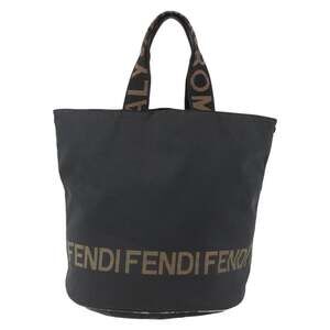 Fendi Nylon Handbag Black